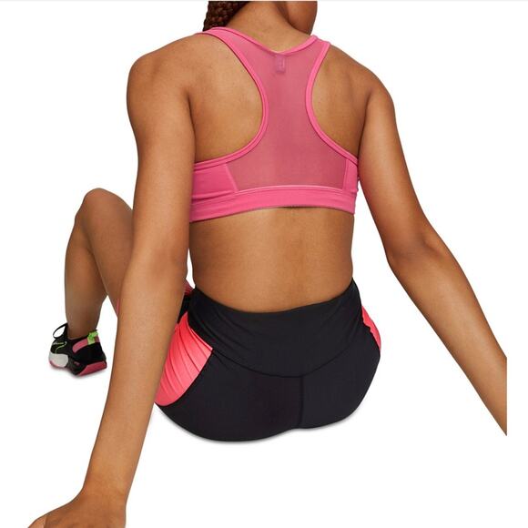 NWT Puma Sports Bra 4Keeps Sunset Pink Mesh Racerback Mid-Impact Womens Large - Picture 2 of 2